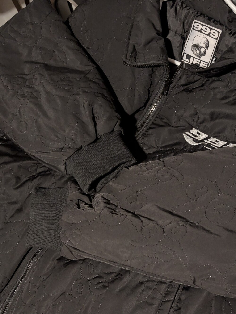 Juice WRLD 999 Club Custom Quilted Puffer Jacket - Picture 6 of 8